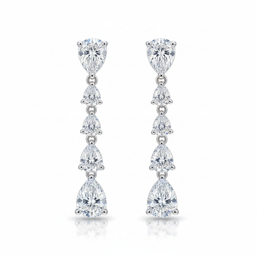 Diamond Drop Earrings