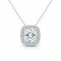 Diamond Halo Necklace